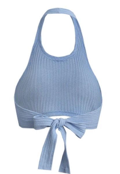 “HALTER” SLEEVELESS TOP - Amessio