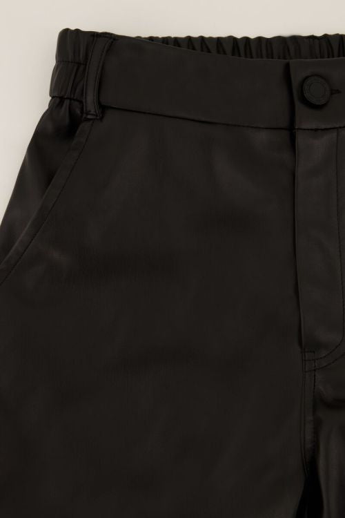 “PLAIN” LEATHER TROUSER - Amessio