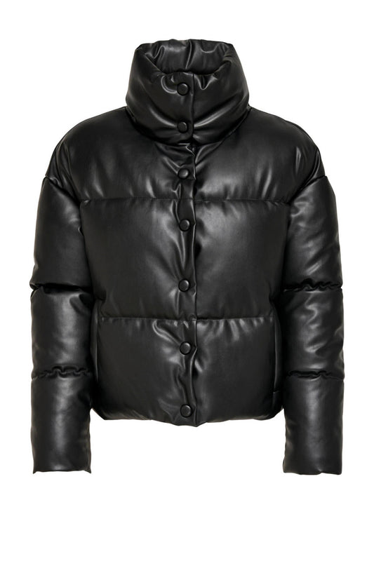 “LEATHER” PUFFER JACKET - Amessio