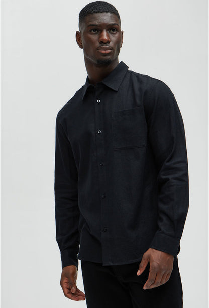 “PURE LINEN” FULL SLEEVE SHIRT - Amessio