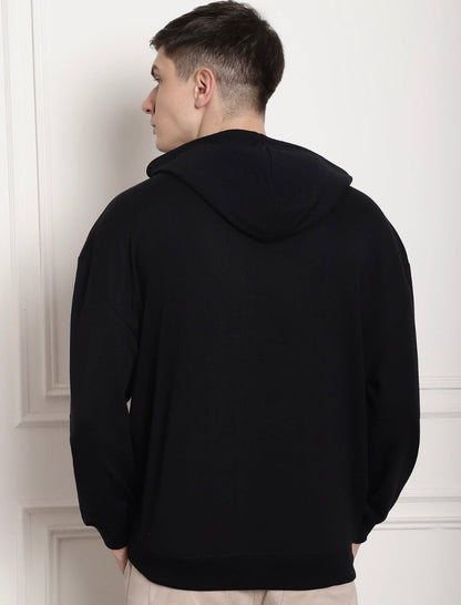 “TIME” PUFF PRINT HOODIE - Amessio