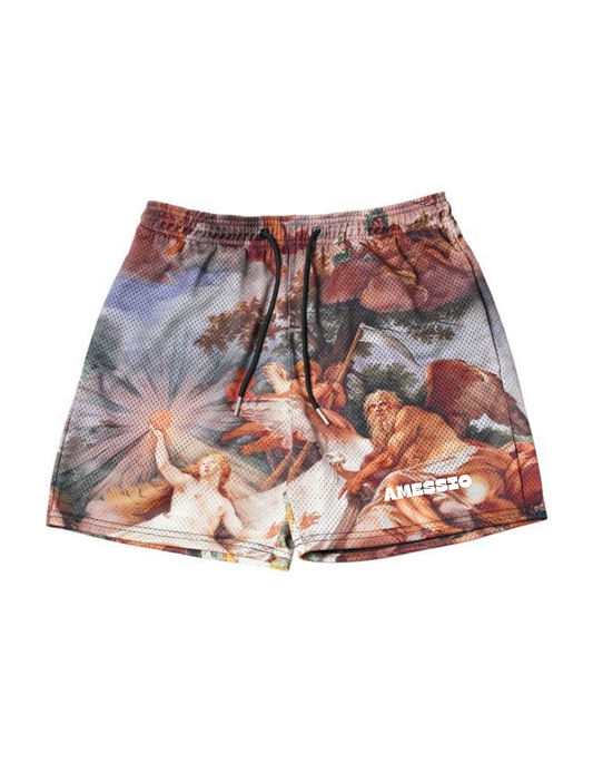 “OLD-LIFE” SHORTS - Amessio