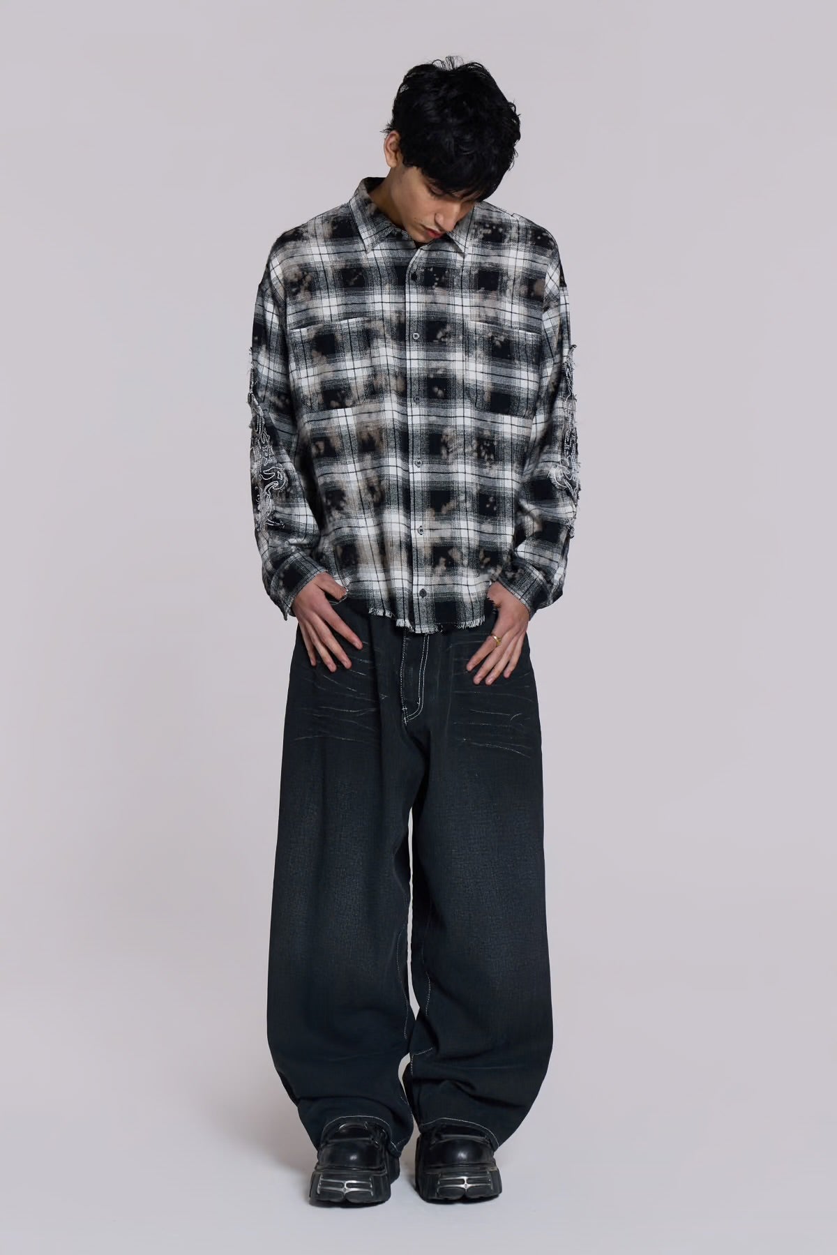 “Ashes Over Plaids” SHIRT