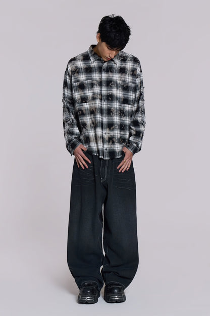 “Ashes Over Plaids” SHIRT