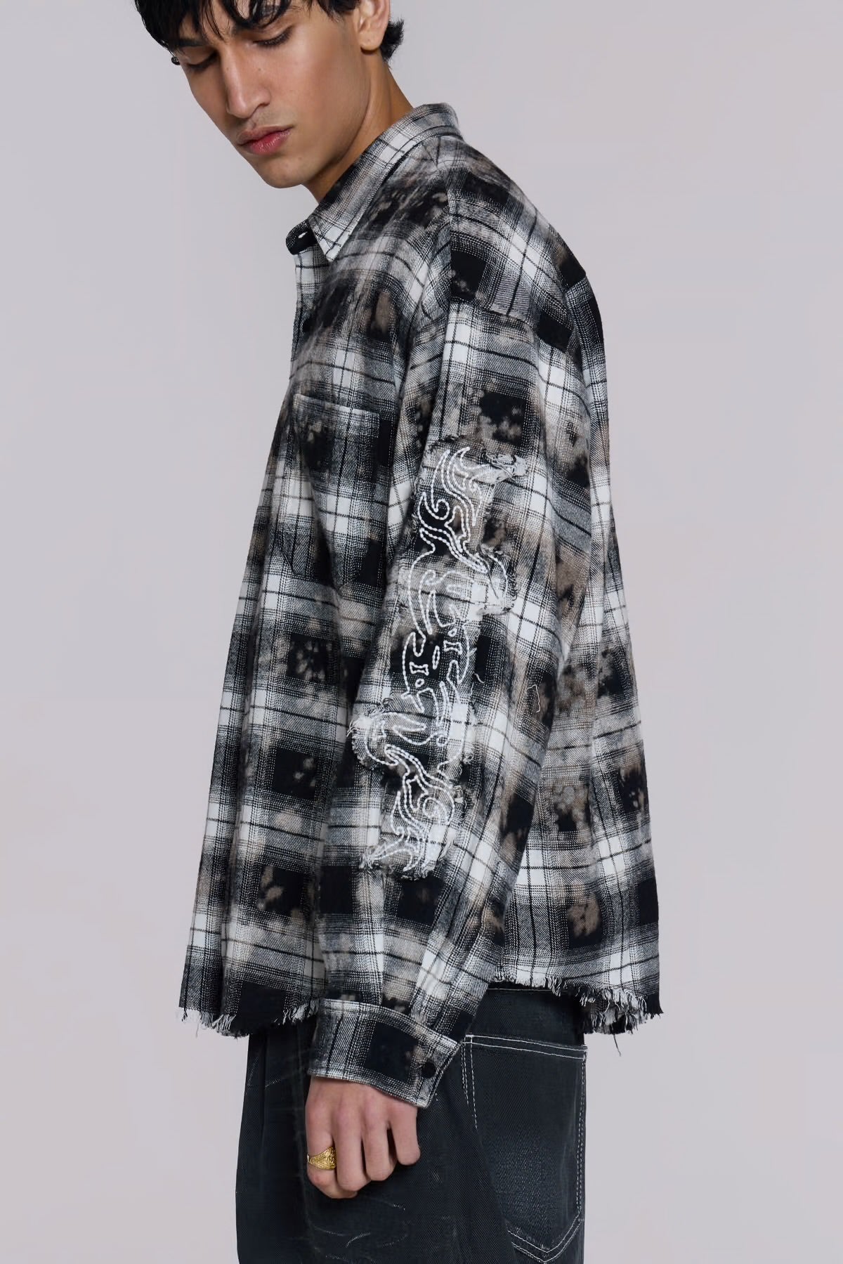 “Ashes Over Plaids” SHIRT