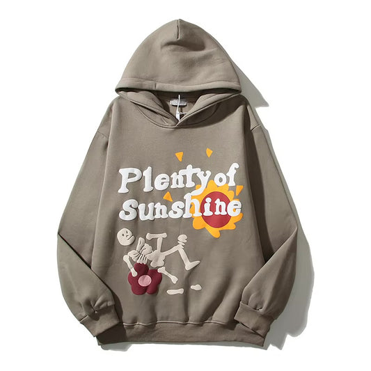 “PLENTY OF SUNSHINE” PUFF PRINT HOODIE