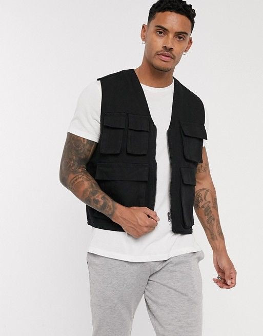 Utility shop gilet jacket