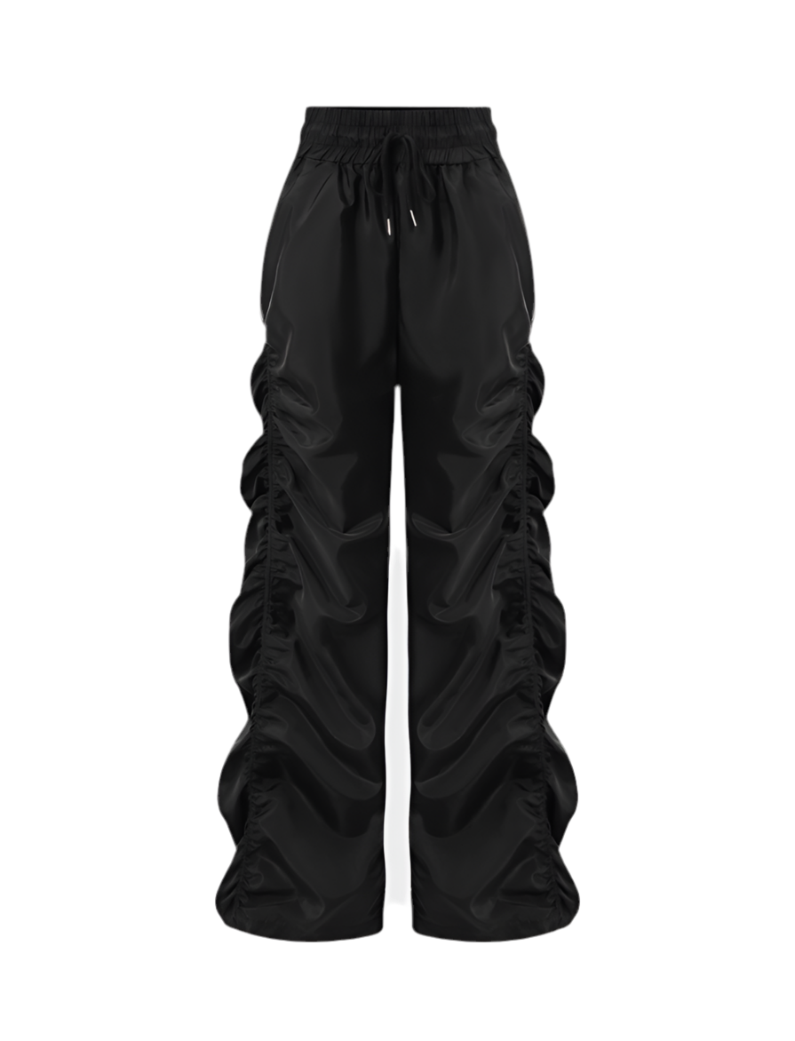 “BLACK” WEINKED PANTS