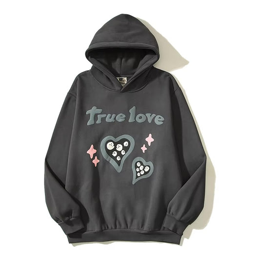 “TRUE LOVE” PUFF PRINT HOODIE