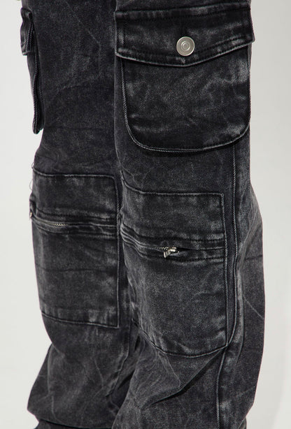“ACID WASH” MINI CARGO - Amessio