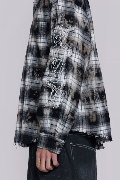 “Ashes Over Plaids” SHIRT
