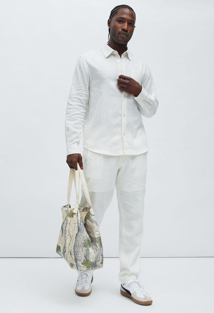 “PURE LINEN” FULL SLEEVE SHIRT - Amessio