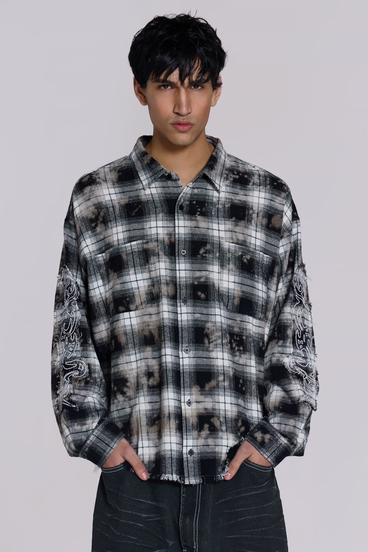 “Ashes Over Plaids” SHIRT