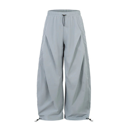 “GREY” PARACHUTE PANTS