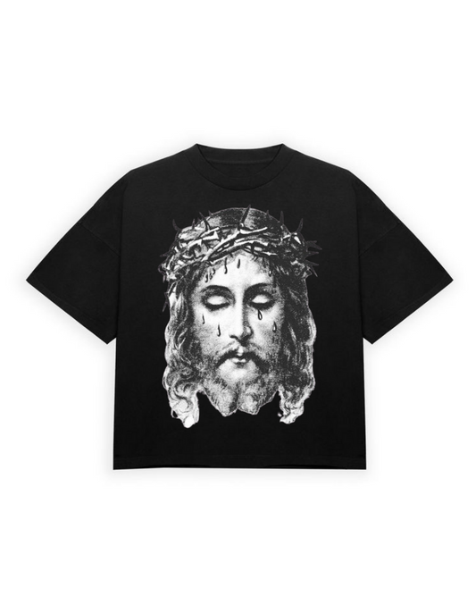 “STOP TRYING TO BE GOD” OVERSIZED T-SHIRT - Amessio