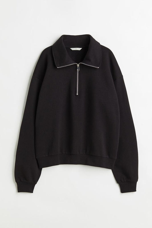 “HALF ZIP” UNISEX SWEATSHIRT - Amessio