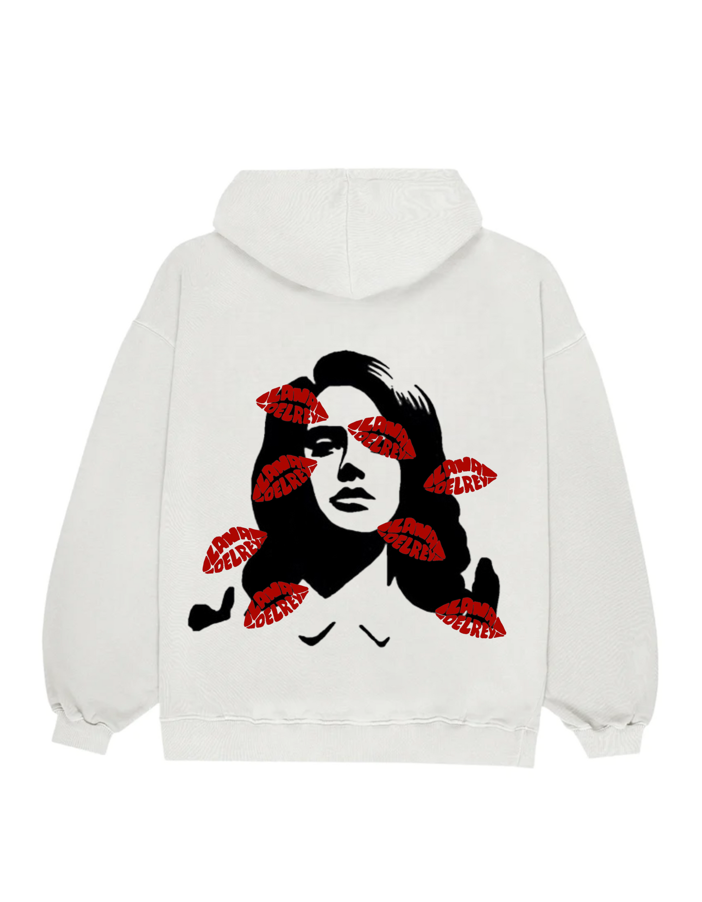 “LANA DEL REY KISS” HOODIE - Amessio