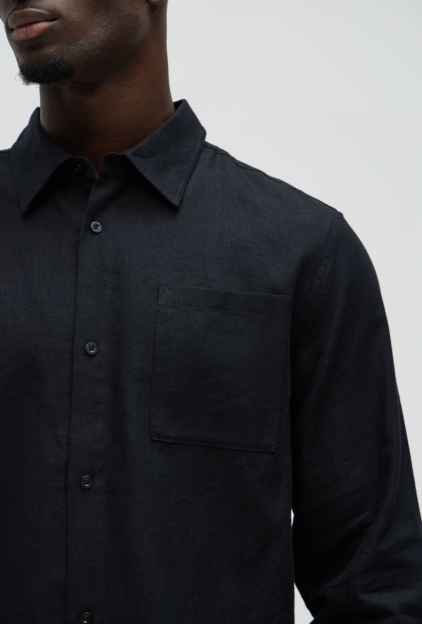 “PURE LINEN” FULL SLEEVE SHIRT - Amessio