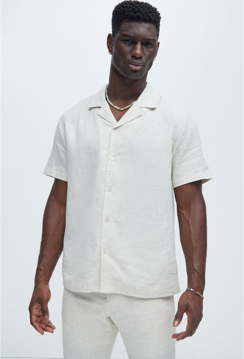 “PURE LINEN” SHIRT - Amessio