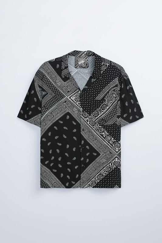 “BANDANA” PRINT SHIRT - amessioo