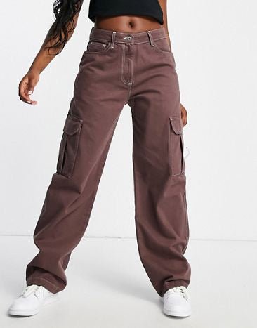 “BROWN” CARGO PANTS - Amessio Official