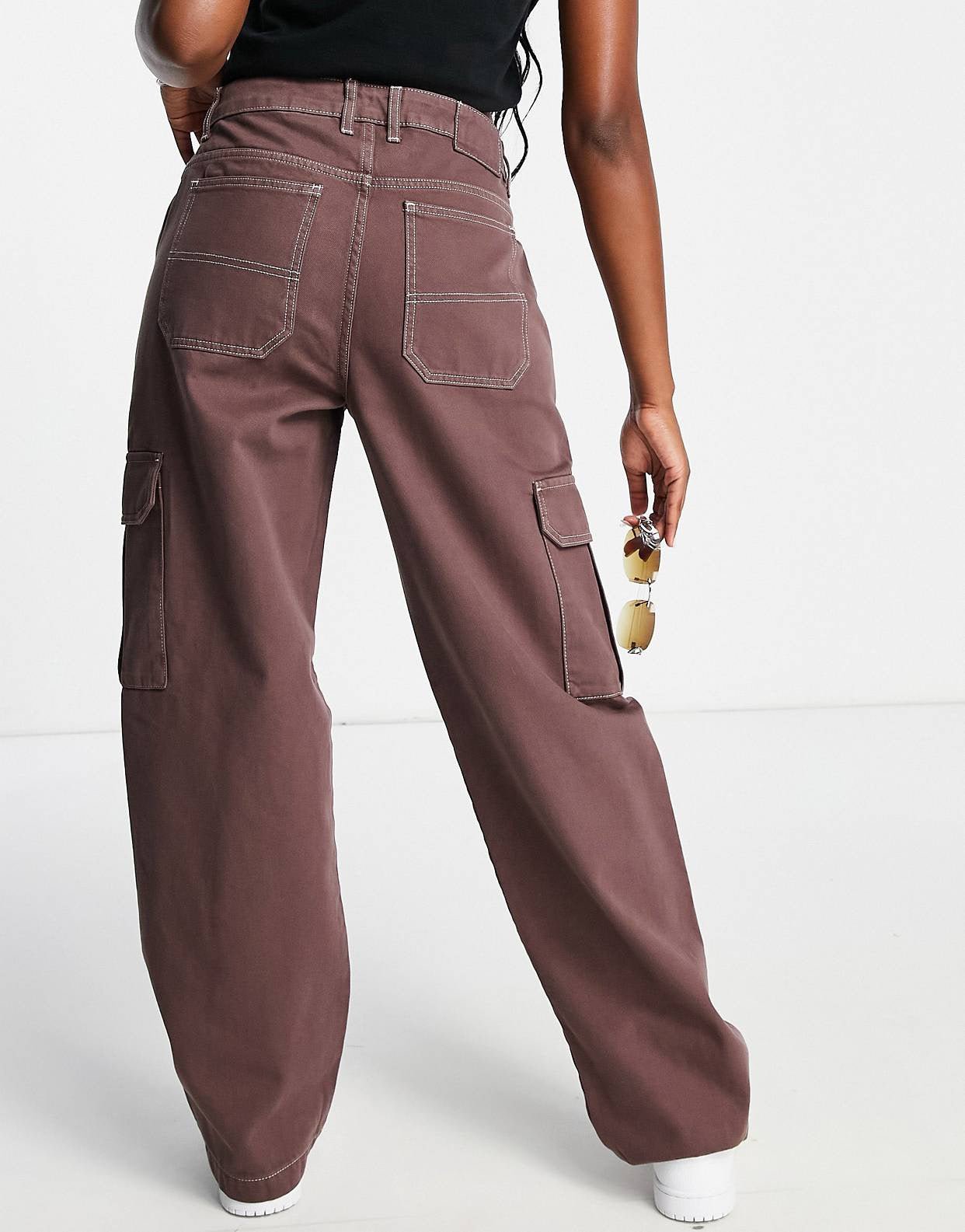 “BROWN” CARGO PANTS - Amessio Official