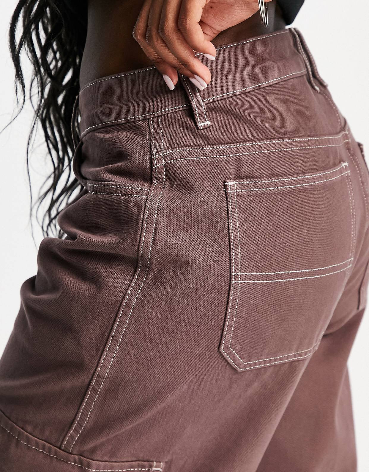 “BROWN” CARGO PANTS - Amessio Official