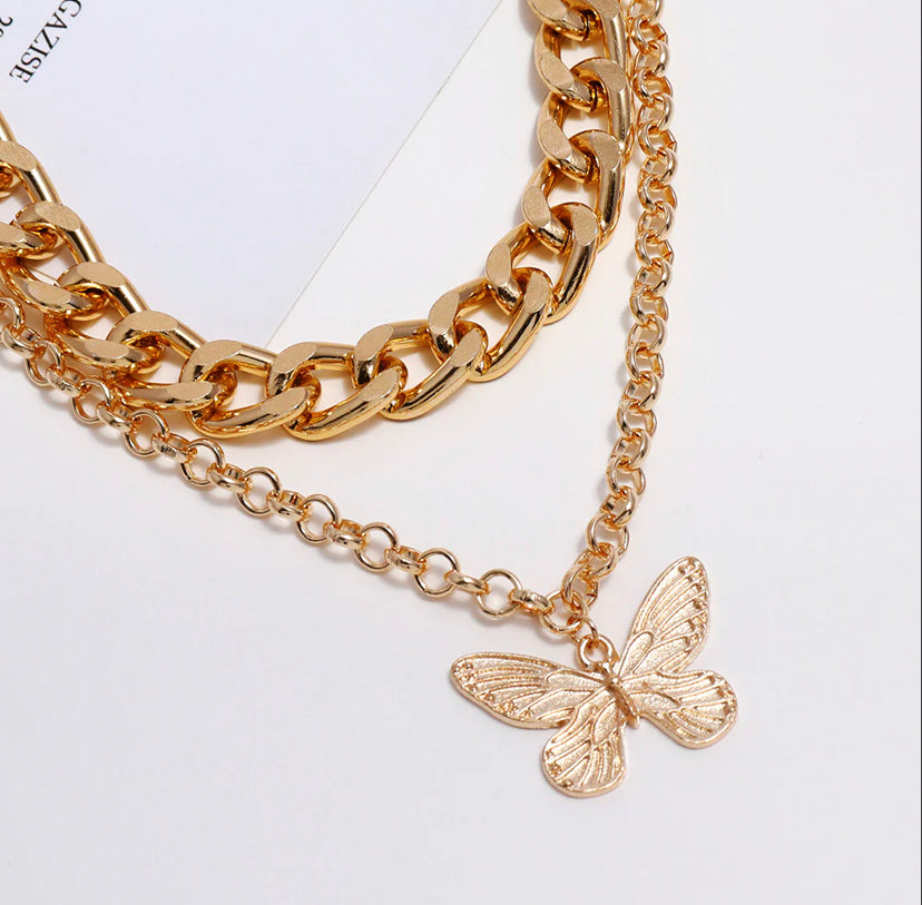 “BUTTERFLY” NECKLACE - Amessio