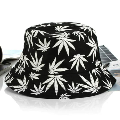 “HEMP LEAF” BUCKET HAT - Amessio