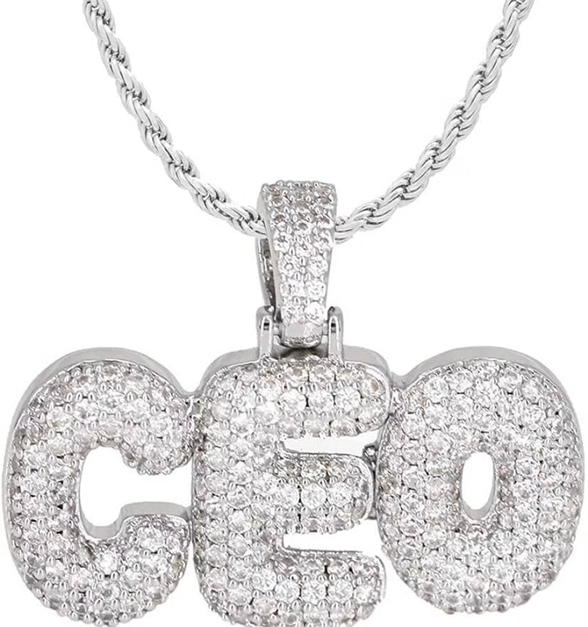 “CEO” ICED OUT NECKLACE - Amessio