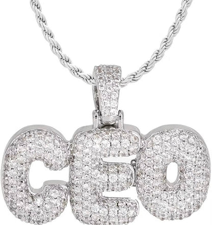 “CEO” ICED OUT NECKLACE - Amessio