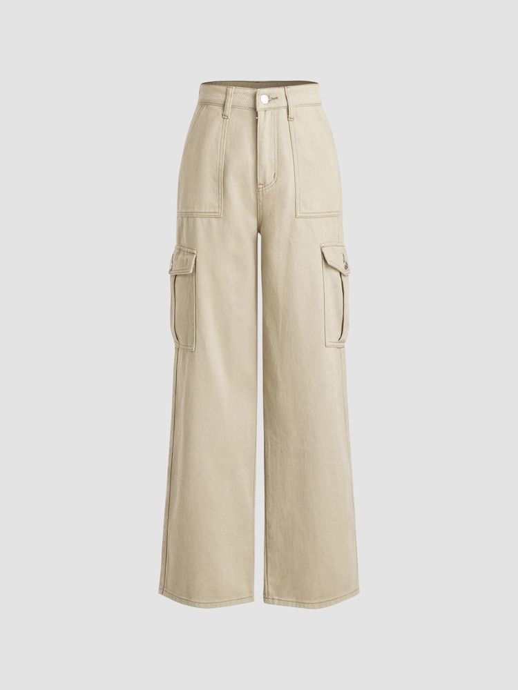 “BEIGE” CARGO PANTS - Amessio