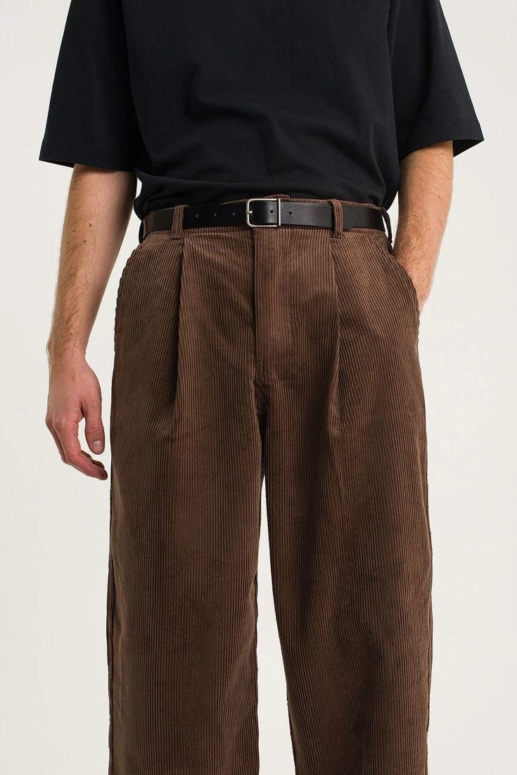 “CORDUROY CHOCOLATE” PANTS - Amessio