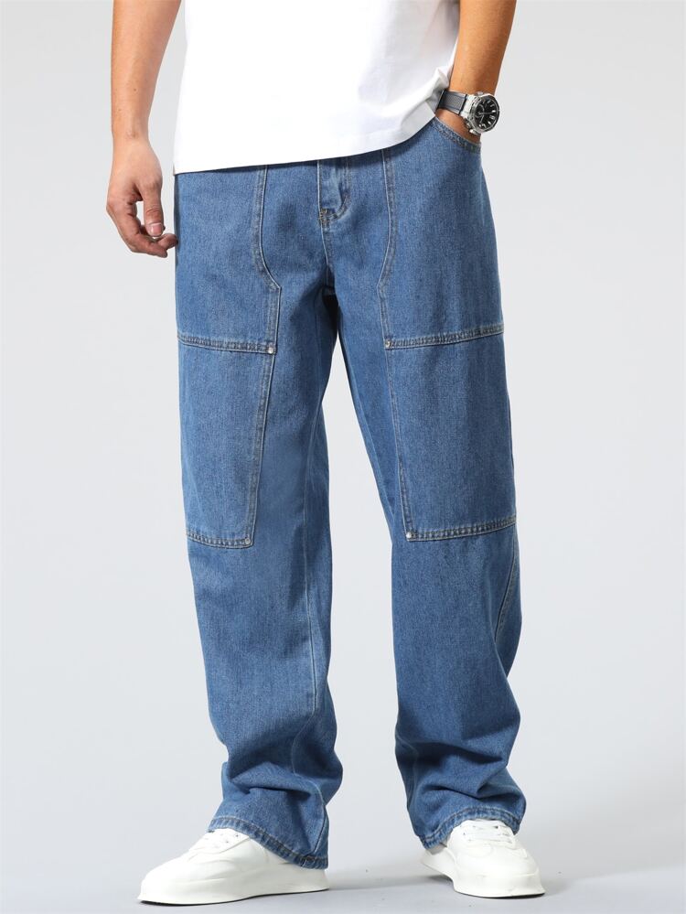 “STYLISH” STRAIGHT LEG JEANS - Amessio